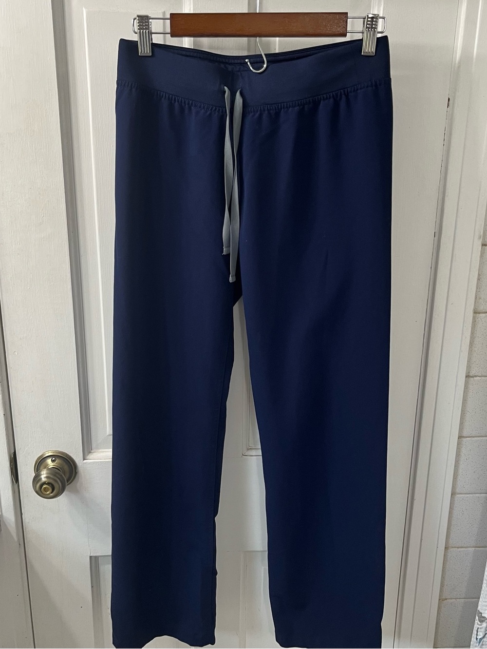 FIGS Navy Blue Livingston Straight Leg Scrub Pants Women's Size XS Petite XSP
